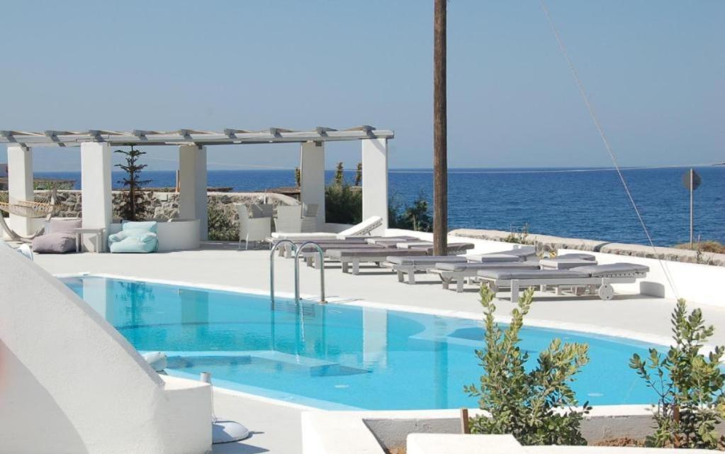 Sea Paradise Villas - Seaside & Private Jacuzzi Ia Exterior foto