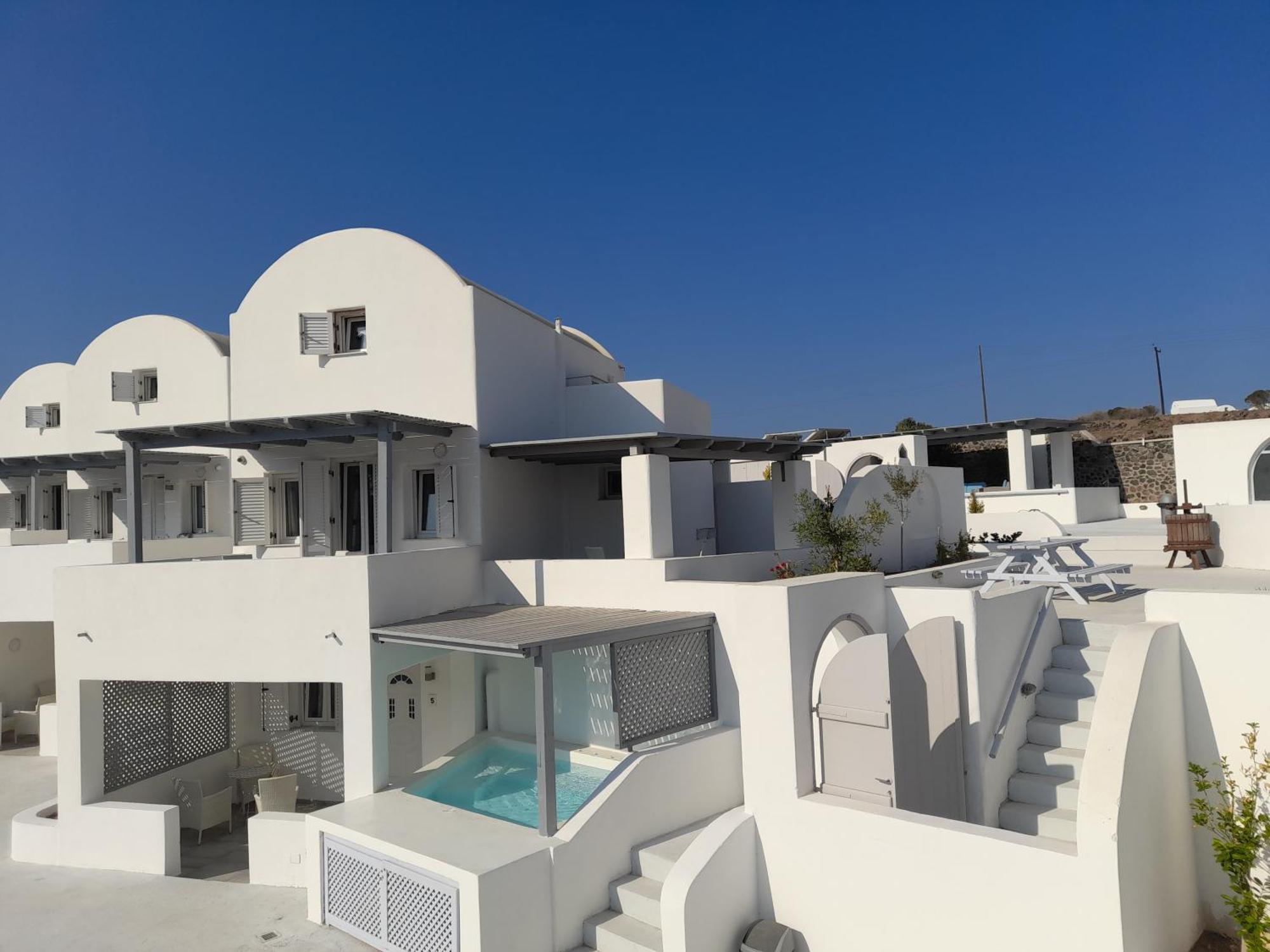 Sea Paradise Villas - Seaside & Private Jacuzzi Ia Exterior foto