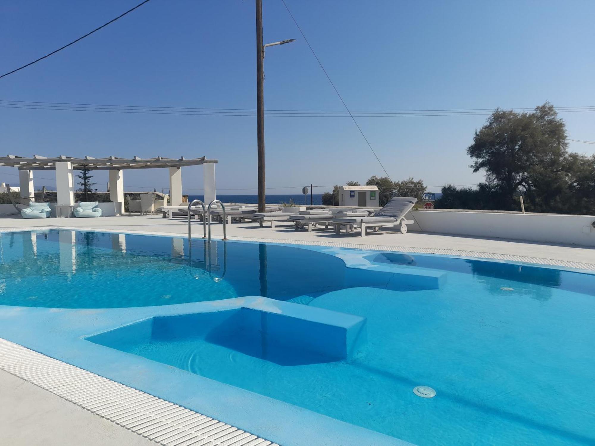 Sea Paradise Villas - Seaside & Private Jacuzzi Ia Exterior foto