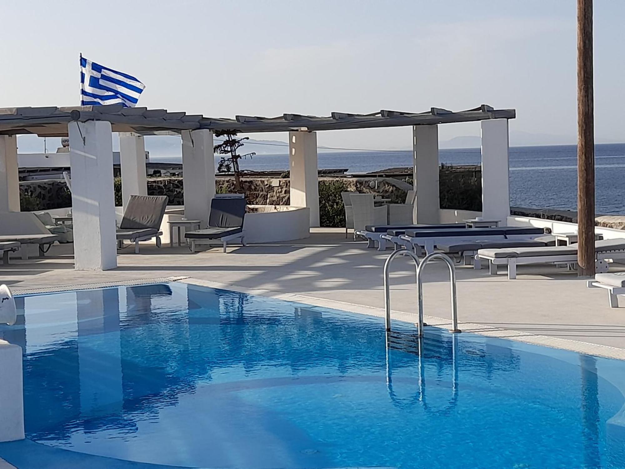 Sea Paradise Villas - Seaside & Private Jacuzzi Ia Exterior foto